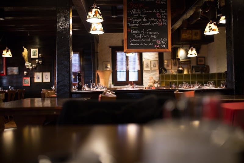 East coast wings restaurant interior — warm and welcoming dining space